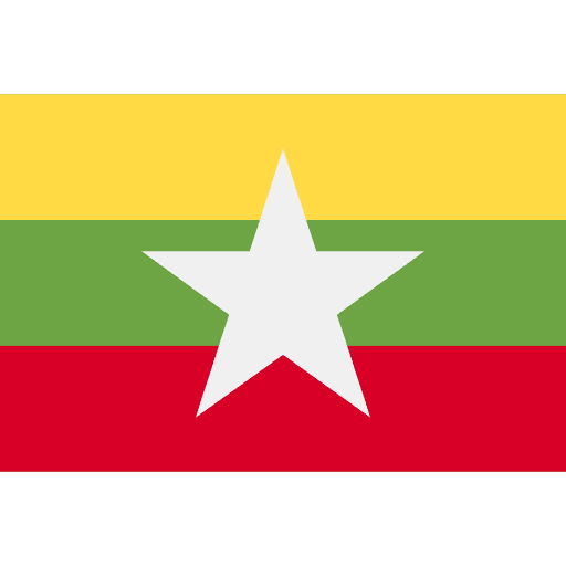 Myanmar country nation flag icon