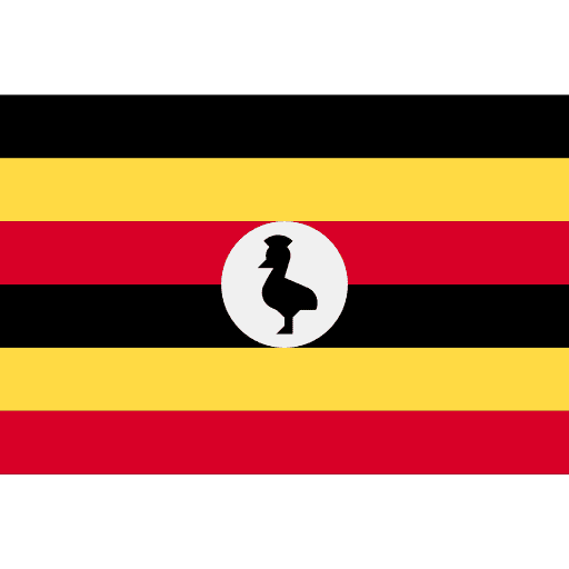 Uganda flags world nation icon