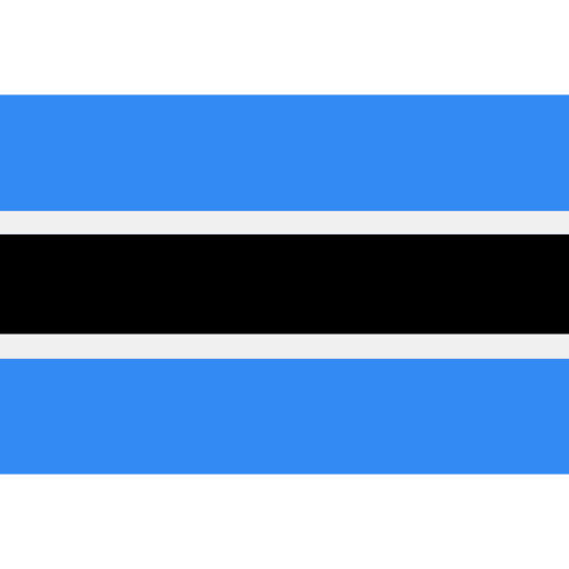 Botswana flag nation country icon Botswana flag nation country icon