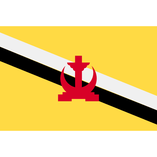Brunei world flag nation icon Brunei world flag nation icon