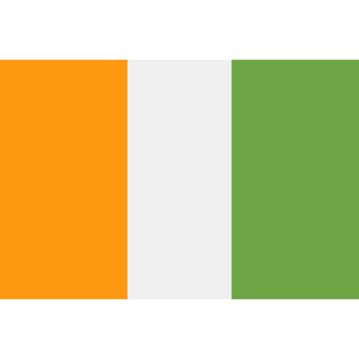 Ivory coast flag nation country icon Ivory coast flag nation country icon