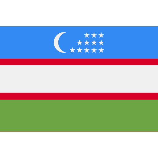 Uzbekistán country flag nation icon Uzbekistán country flag nation icon