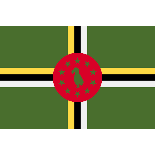 Dominica flags world nation icon Dominica flags world nation icon
