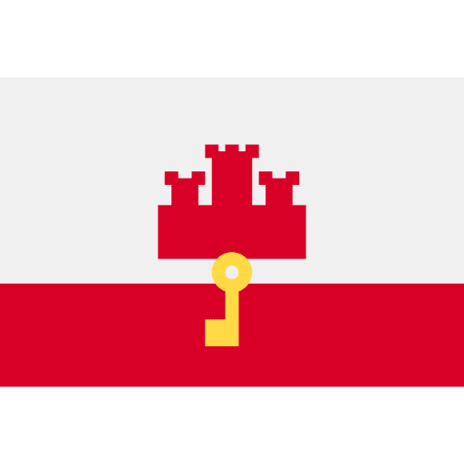 Gibraltar flags region world icon Gibraltar flags region world icon