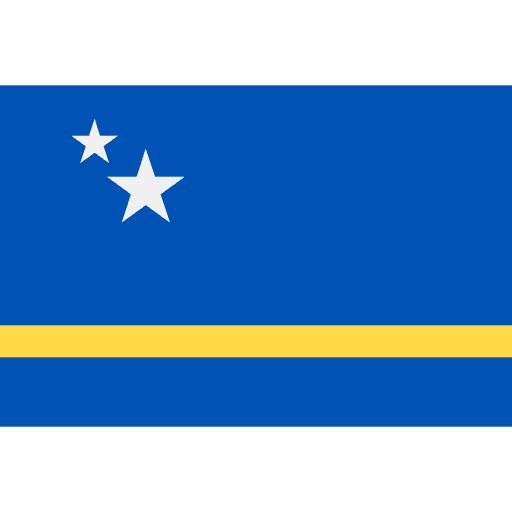 Curacao world flag nation icon Curacao world flag nation icon