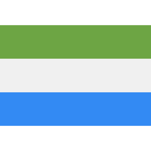Sierra leone flag nation country icon Sierra leone flag nation country icon