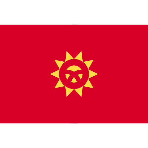 Kyrgyzstan flags world nation icon Kyrgyzstan flags world nation icon