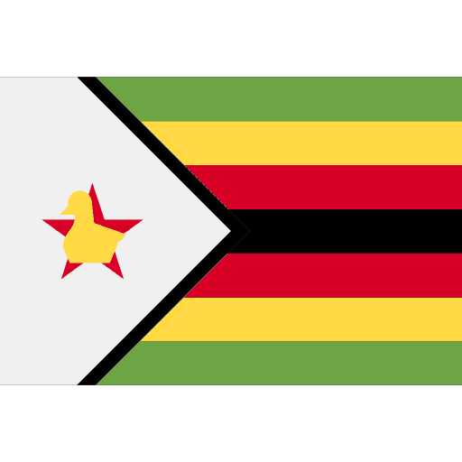 Zimbabwe world flag nation icon Zimbabwe world flag nation icon