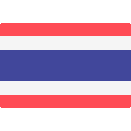 Thailand flag country nation icon