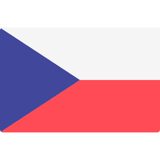 Czech republic nation flag world icon