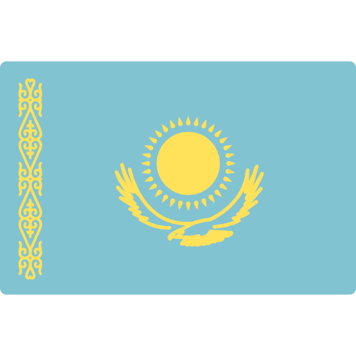 Kazakhstan flags world nation icon