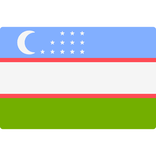 Uzbekistán flags flag country icon