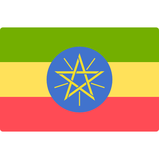 Ethiopia flags country nation icon