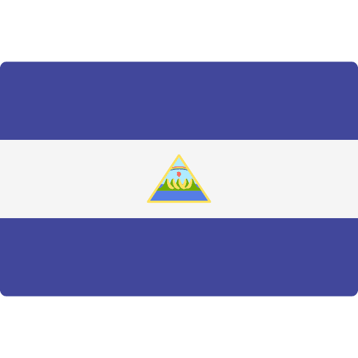 Nicaragua nation flag flags icon