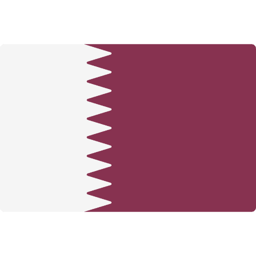 Qatar flag country nation icon