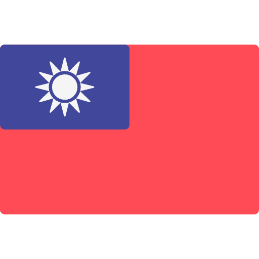 Taiwan country nation flag icon