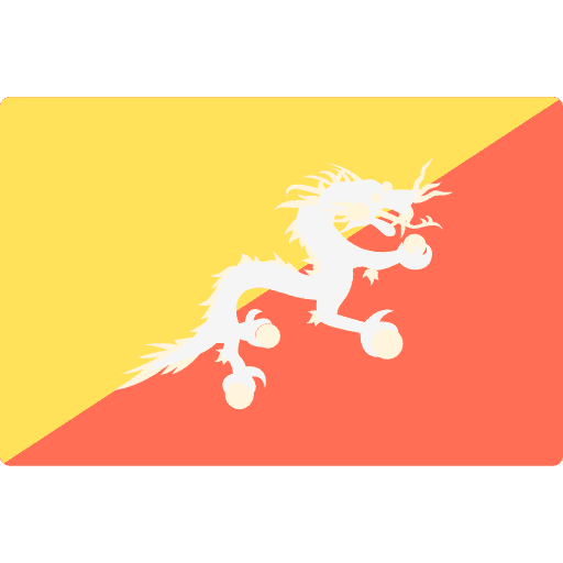 Bhutan flags flag country icon