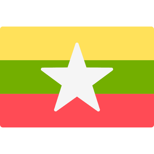 Myanmar flags world nation icon