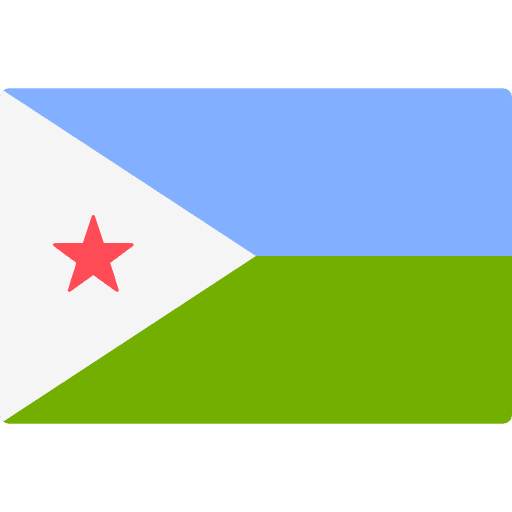 Djibouti flag nation djibouti icon