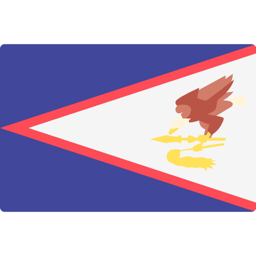 American samoa world flags country icon