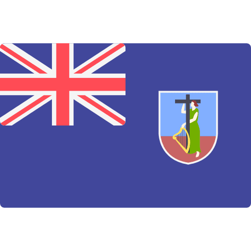 Montserrat country flags world icon