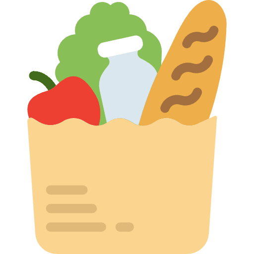 Groceries food goods groceries icon