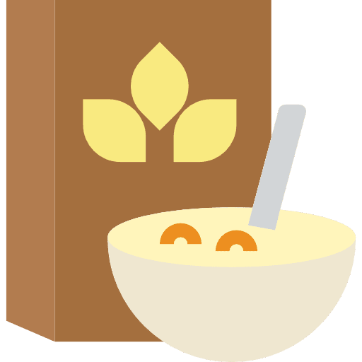 Cereals meal package cereals icon