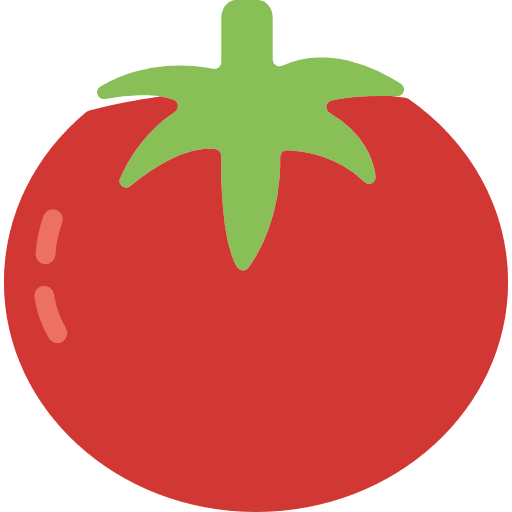 Tomato viburnum fruit healthy food vegan icon