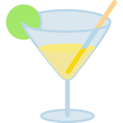 Glass food cocktails drinks icon