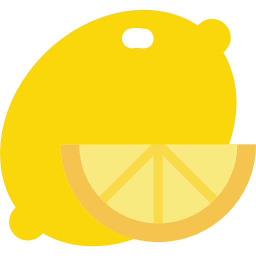 Lemon fruit citrus viburnum fruit icon