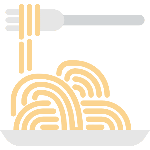 Spaguetti spaguetti noodles italian food icon
