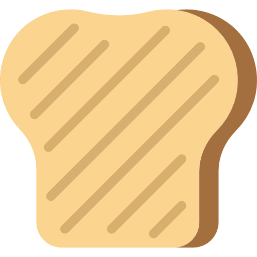 Toast toaster browned toast icon