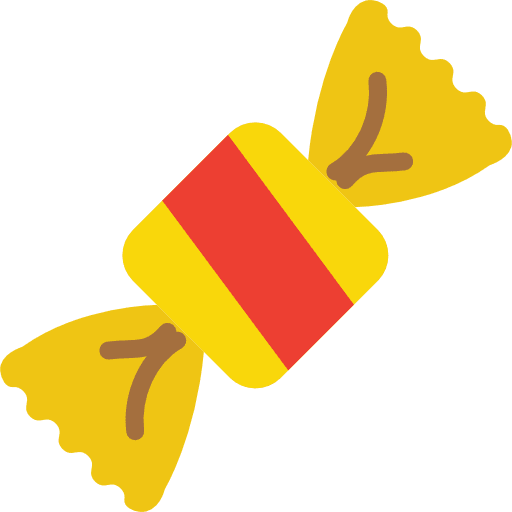 Toffee sweets candies candy icon