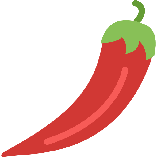 Chili hot dogs chili pepper hot icon
