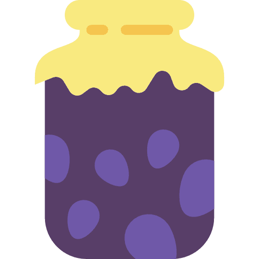 Jam jam food conserve icon