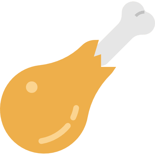 Meat protein fast food barbecue icon