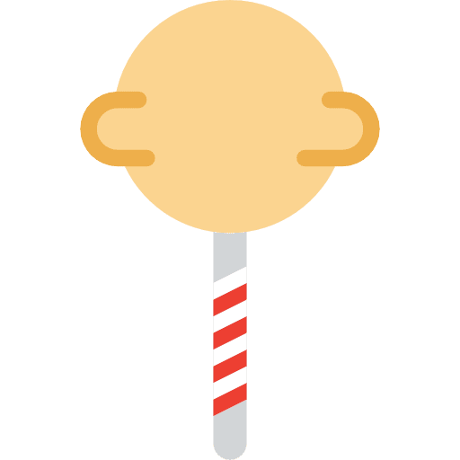 Popsicle scary sweet stick icon