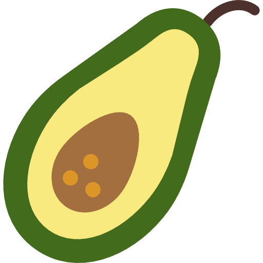 Avocado organic diet fruit icon
