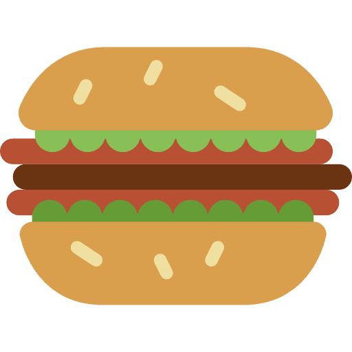 Hamburguer fast food food diet icon
