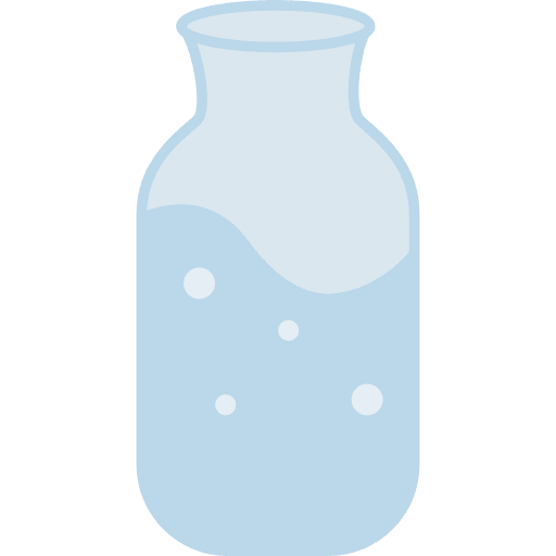 Water bottle drink food icon