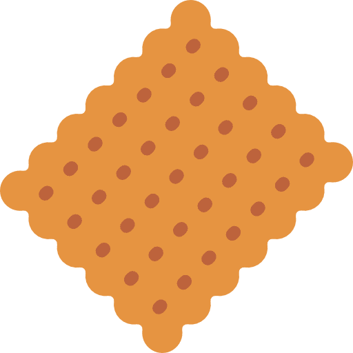 Biscuit salty cracker baker cookie icon