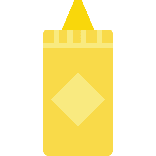 Mustard food ketchup mustard icon