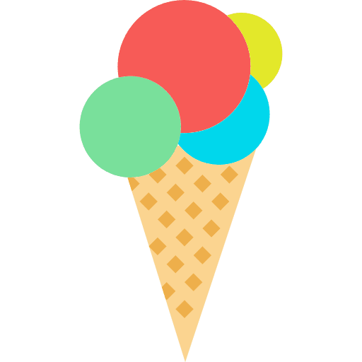Ice cream ice cream fast food summer icon