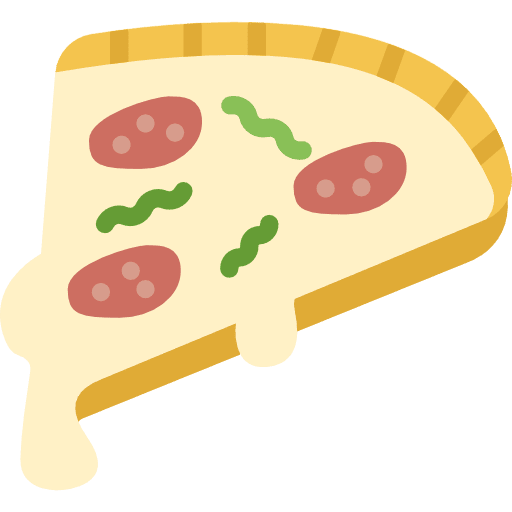 Pizza dough pizza italian food icon