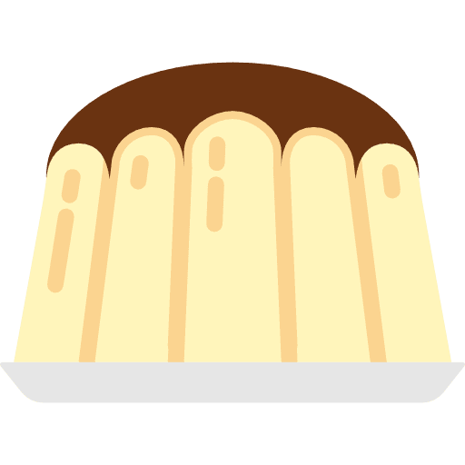 Pudding gelatine dessert pudding icon
