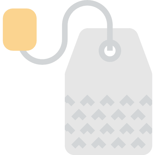 Tea tea bag food bag icon