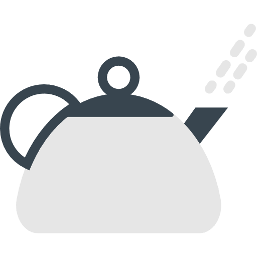 Teapot food coffee tea icon