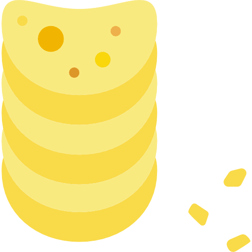 Chips food snack snacks icon