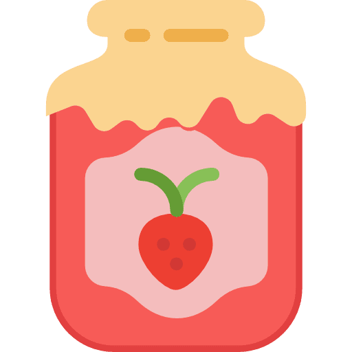 Jam breakfast jam strawberry icon