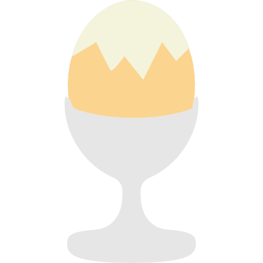 Boiled boiled egg food egg icon